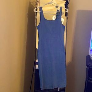 Fashion nova denim midi dress